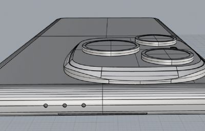 荣耀Power手机3D模型