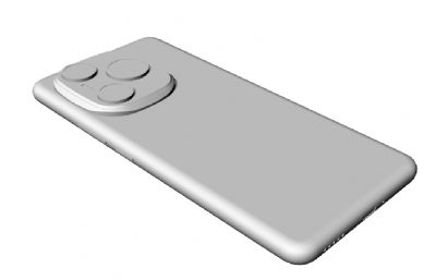 荣耀Power手机3D模型