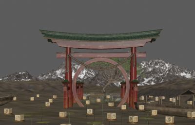 日本祈福门 水上神殿神社
