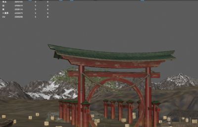 日本祈福门 水上神殿神社