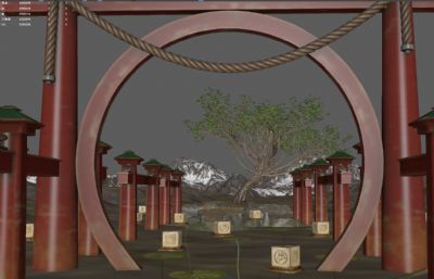 日本祈福门 水上神殿神社
