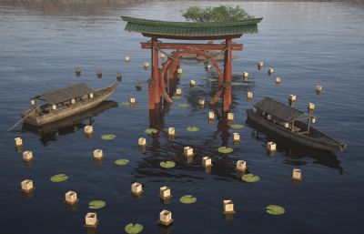 日本祈福门 水上神殿神社