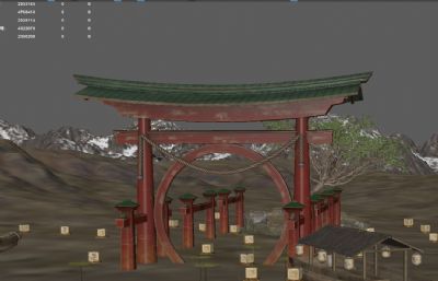 日本祈福门 水上神殿神社