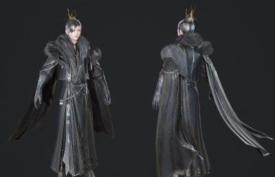 王公贵族冬季装扮 剑客