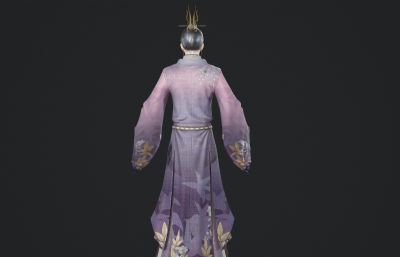 古代紫衣道士 皇子