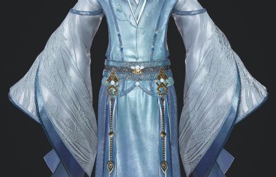 古装汉服 白发贵气公子