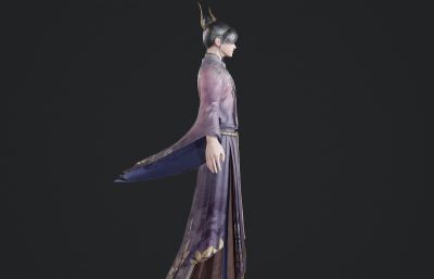 古代紫衣道士 皇子