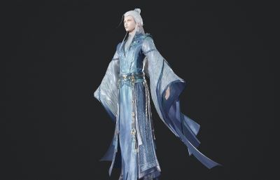 古装汉服 白发贵气公子
