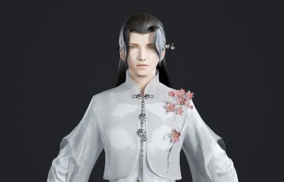 古代白衣桃花侠客 仙长