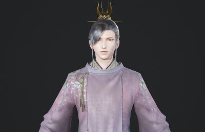古代紫衣道士 皇子