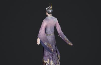 古代紫衣道士 皇子