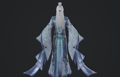 古装汉服 白发贵气公子
