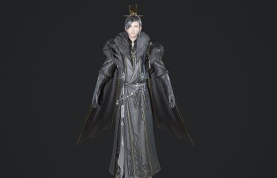 王公贵族冬季装扮 剑客