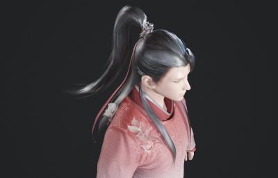 粉色古装少年侠客 古风小哥哥 帅哥