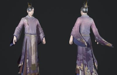 古代紫衣道士 皇子