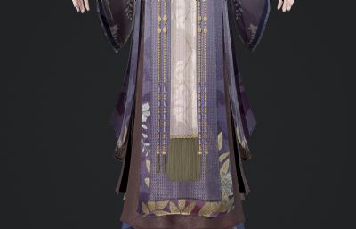 古代紫衣道士 皇子