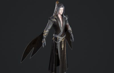 古装黑袍大侠 公子哥