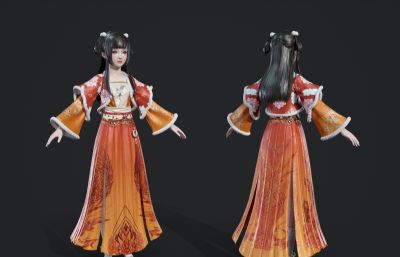 古装冬季汉服少女萝莉+SPP服装