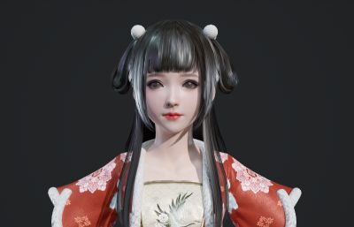 古装冬季汉服少女萝莉+SPP服装