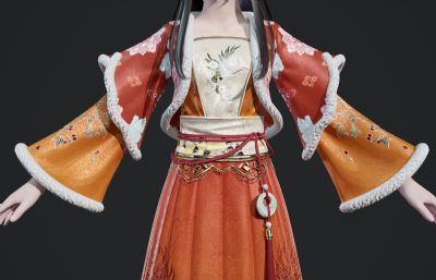 古装冬季汉服少女萝莉+SPP服装