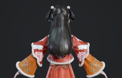 古装冬季汉服少女萝莉+SPP服装