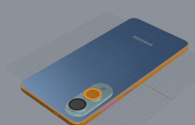 Samsung S25 Edge手机外观模型