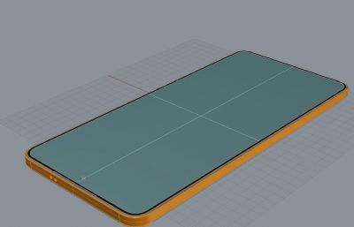 Samsung S25 Edge手机外观模型