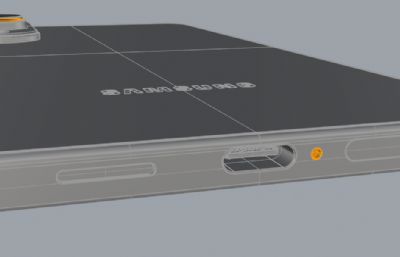 Samsung S25 Edge手机外观模型