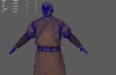 蒙古男人 蒙古传统服饰