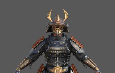 江户幕府时代日本将军武士 日本铠甲 将军盔甲
