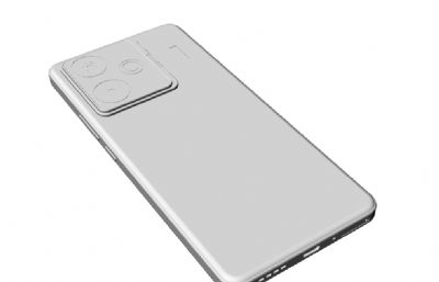 realme GT7手机3D模型