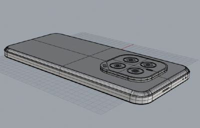 荣耀GT Pro手机3D模型
