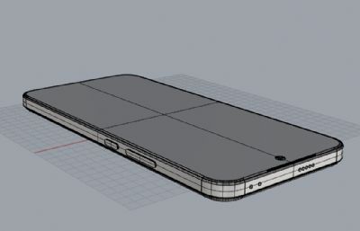 荣耀GT Pro手机3D模型