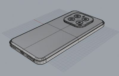 荣耀GT Pro手机3D模型