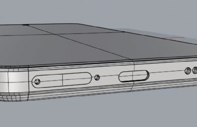 荣耀GT Pro手机3D模型