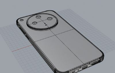 OPPO Find X8S+手机3D模型