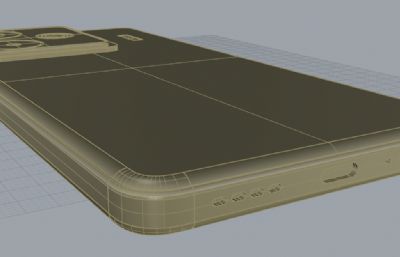 realme GT7手机3D模型