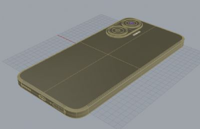 红米Turbo4 Pro手机3D模型