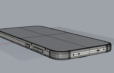 OPPO Find X8S+手机3D模型