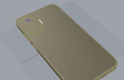 红米Turbo4 Pro手机3D模型