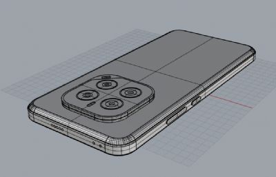 荣耀GT Pro手机3D模型
