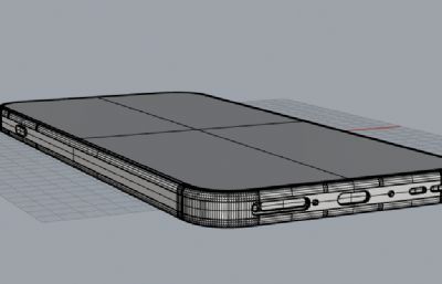 OPPO Find X8S+手机3D模型