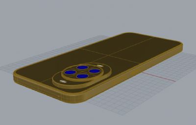 华为nova14手机3D模型