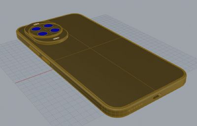 华为nova14手机3D模型