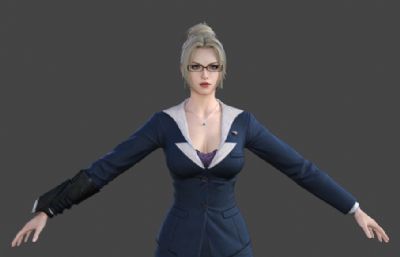 办公室女郎 职业女性 游戏npc