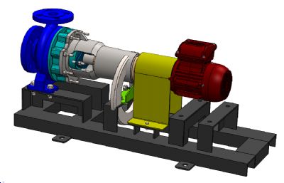 离心泵solidworks,keyshot模型