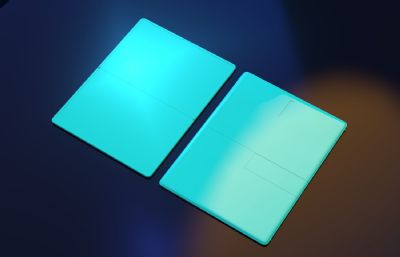 HUAWEI MateBook Fold折叠屏笔记本外观模型