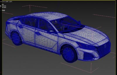 日产天籁 Altima SR汽车3dmax模型