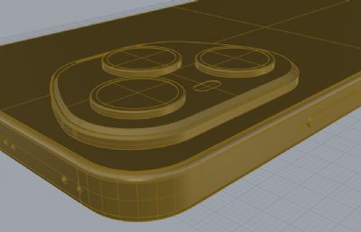 荣耀400 Pro手机3D模型