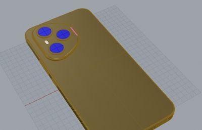 荣耀400 Pro手机3D模型